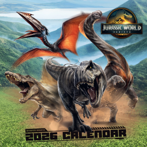 Jurassic World Rebirth Movie  - 2026 Square Calendar in the group OUR PICKS / Friday Releases / 2025-09-26 at Bengans Skivbutik AB (5642883)