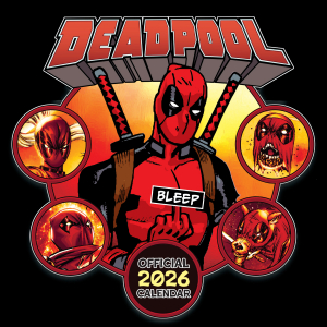 Marvel Deadpool  - 2026 Square Calendar in the group OUR PICKS / Friday Releases / 2025-09-26 at Bengans Skivbutik AB (5642885)