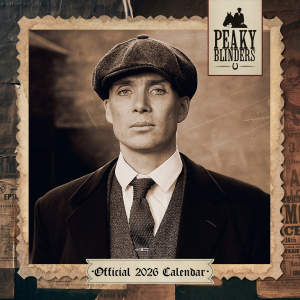 Peaky Blinders  - 2026 Square Calendar in the group MERCHANDISE /  /  /  at Bengans Skivbutik AB (5642891)