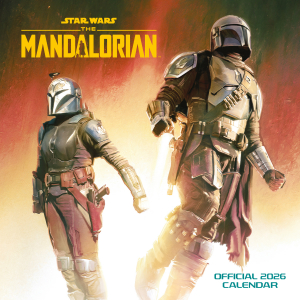 Star Wars The Mandalorian  - 2026 Square Calendar in the group MERCHANDISE /  /  /  at Bengans Skivbutik AB (5642896)