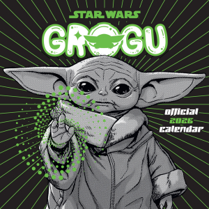 Star Wars The Mandalorian Grogu  - 2026 Square Calendar in the group MERCHANDISE /  /  /  at Bengans Skivbutik AB (5642897)
