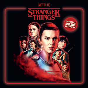 Stranger Things  - 2026 Square Calendar in the group MERCHANDISE /  /  /  at Bengans Skivbutik AB (5642898)