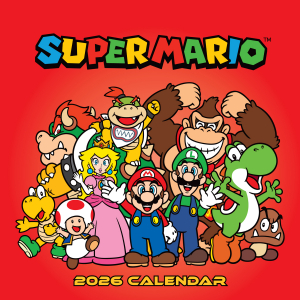 Super Mario  - 2026 Square Calendar in the group MERCHANDISE /  /  /  at Bengans Skivbutik AB (5642899)