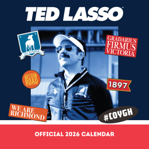 Ted Lasso  - 2026 Square Calendar in the group MERCHANDISE /  /  /  at Bengans Skivbutik AB (5642901)
