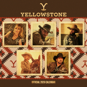 Yellowstone  - 2026 Square Calendar in the group MERCHANDISE /  /  /  at Bengans Skivbutik AB (5642908)