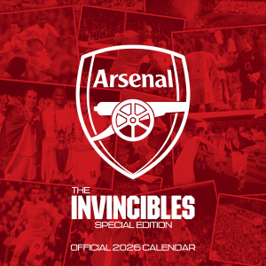 Arsenal Fc Legends  - 2026 Square Calendar in the group MERCHANDISE /  /  /  at Bengans Skivbutik AB (5642909)