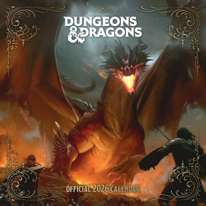 Dungeons & Dragons  - 2026 Square Calendar in the group OUR PICKS / Friday Releases / 2025-09-26 at Bengans Skivbutik AB (5642914)