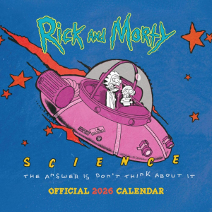 Rick And Morty  - 2026 Square Calendar in the group OUR PICKS / Friday Releases / 2025-09-26 at Bengans Skivbutik AB (5642916)