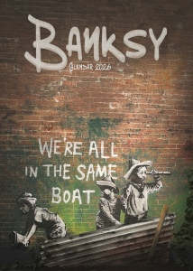 Banksy           - 2026 Unofficial Calendar in the group MERCHANDISE /  /  /  at Bengans Skivbutik AB (5643159)