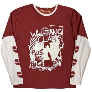 Wu-Tang Clan - Graffiti (Red & White) Uni Layered Longsleeve in the group MERCHANDISE / T-shirt / Nyheter / Hip Hop-Rap at Bengans Skivbutik AB (5643214r)
