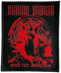 Dimmu Borgir - Patch Death Cult Armageddon Red (10 in the group MERCHANDISE / Accessoarer / Kommande / Hårdrock at Bengans Skivbutik AB (5643403)