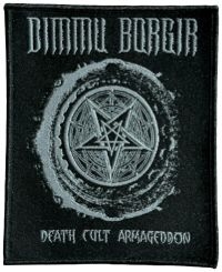 Dimmu Borgir - Patch Death Cult Armageddon Silver( in the group MERCHANDISE / Accessoarer / Kommande / Hårdrock at Bengans Skivbutik AB (5643404)