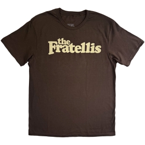 Fratellis - Classic Logo Uni Brown T-Shirt in the group MERCHANDISE / T-shirt / Nyheter / Pop-Rock at Bengans Skivbutik AB (5643862r)