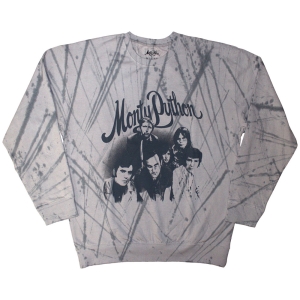 Monty Python - Group Shot Uni Grey Dip-Dye Sweatshirt in the group MERCHANDISE / Hoodies / Nyheter /  at Bengans Skivbutik AB (5643871r)