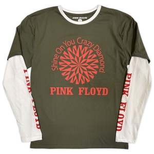 Pink Floyd - Shine On Uni Green/Wht Layered Longsleeve in the group MERCHANDISE / T-shirt / Nyheter / Pop-Rock at Bengans Skivbutik AB (5643879r)