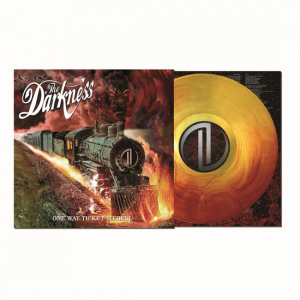 The Darkness - One Way Ticket To Hell ...And Back (Ltd Orange & Yellow Vinyl LP) in the group VINYL / Upcoming releases / Hårdrock,Pop-Rock at Bengans Skivbutik AB (5644216)