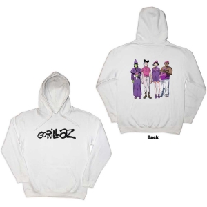 Gorillaz - Cracker Island Uni Wht Hoodie in the group MERCHANDISE / Hoodies / Pop-Rock at Bengans Skivbutik AB (5644616r)