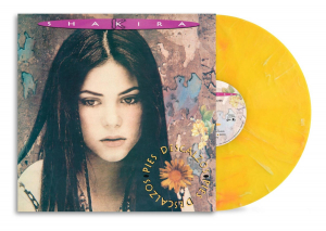 Shakira - Pies Descalzos (30th Anniversary Edition Yellow With Red Swirl Vinyl) in the group VINYL / Upcoming releases / Pop-Rock at Bengans Skivbutik AB (5645353)