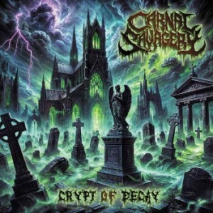Carnal Savagery - Crypt Of Decay (Black Vinyl Lp) in the group VINYL / Upcoming releases / Hårdrock at Bengans Skivbutik AB (5646640)