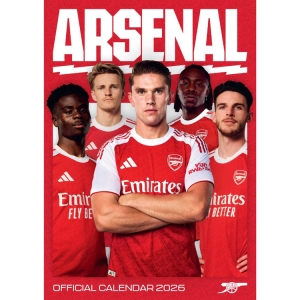 Arsenal Fc - 2026 A3 Calendar in the group MERCHANDISE / / at Bengans Skivbutik AB (5646802)