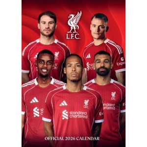 Liverpool Fc - 2026 A3 Calendar Pf in the group MERCHANDISE / / at Bengans Skivbutik AB (5646808)