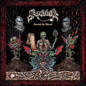 Sepulchral - Beneath The Shroud (Red Vinyl Lp) in the group VINYL / Upcoming releases / Hårdrock at Bengans Skivbutik AB (5646991)