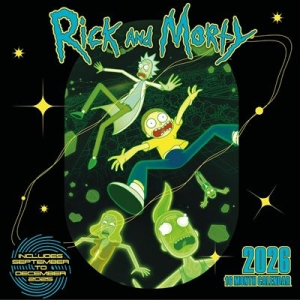 Rick & Morty - 2026 Square Calendar in the group MERCHANDISE / Kalender / Soundtrack at Bengans Skivbutik AB (5647048)