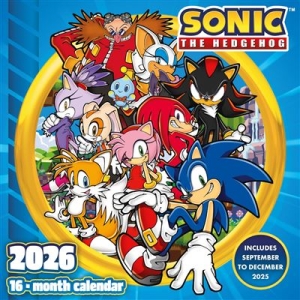Sonic The Hedgehog - 2026 Square Calendar in the group MERCHANDISE / / at Bengans Skivbutik AB (5647049)