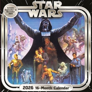 Star Wars - 2026 Square Calendar (Classic) in the group MERCHANDISE / / at Bengans Skivbutik AB (5647052)