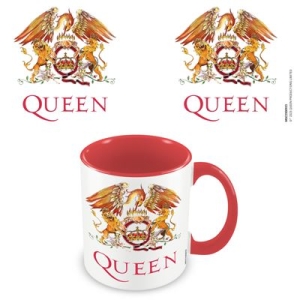 Queen  - (Crest) Red Coloured Inner Pod Mug in the group OUR PICKS / Friday Releases / 2025-10-31 at Bengans Skivbutik AB (5647075)