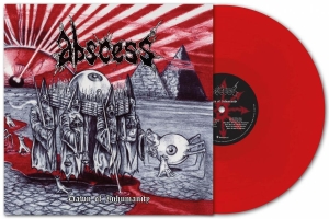 Abscess - Dawn Of Inhumanity (Red Vinyl Lp) in the group VINYL / Upcoming releases / Hårdrock at Bengans Skivbutik AB (5647247)