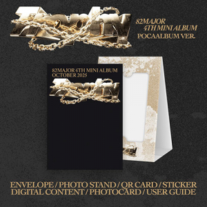 82Major  - Trophy (Pocaalbum Ver.) in the group MERCHANDISE / Merch+Code / Kommande / K-Pop at Bengans Skivbutik AB (5647558)