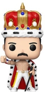 Queen  - Funko Pop! Rocks: Freddie Mercury King in the group MERCHANDISE / Merch / Pop-Rock at Bengans Skivbutik AB (5647769)