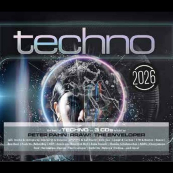 Various Artists - Techno 2026 in the group CD / Bestsellers at Bengans Skivbutik AB (5648070)