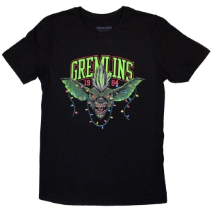 Gremlins - Stripe 1984 Xmas Lights Uni Bl T-Shirt in the group MERCHANDISE / T-shirt / Soundtrack at Bengans Skivbutik AB (5648198r)