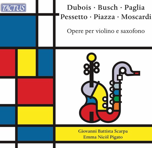 Giovanni Battista Scarpa Emma Nico - Works For Violin And Saxophone in the group CD / Bestsellers at Bengans Skivbutik AB (5648221)