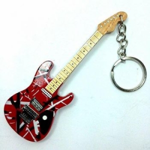 Van Halen - Nyckelring Eddie Van Halen (Trä) in the group MERCHANDISE / Accessoarer / Hårdrock at Bengans Skivbutik AB (5648417)