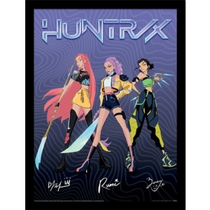 K-Pop Demon Hunters - Huntrix Signatures Collector Print in the group MERCHANDISE / Merch / Kommande / K-Pop at Bengans Skivbutik AB (5648431)