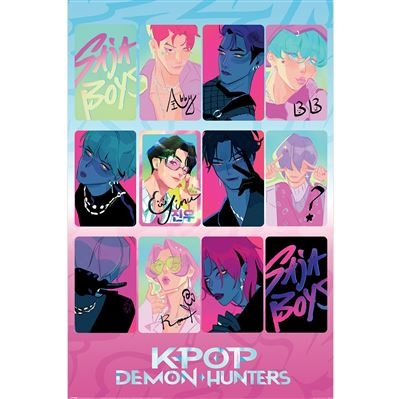 K-Pop Demon Hunters - Light And Dark Maxi Poster 91,5 X 61 Cm in the group MERCHANDISE / Poster / Pop-Rock at Bengans Skivbutik AB (5648435)