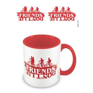 Stranger Things - Friends Don't Lie Red Coloured Inner Mug in the group MERCHANDISE / Mug / TV series at Bengans Skivbutik AB (5648443)
