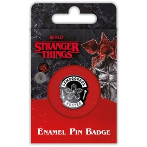 Stranger Things - Demogorgon Hunter Enamel Pin Badge in the group MERCHANDISE / Merch / Kommande / TV-serie at Bengans Skivbutik AB (5648466)