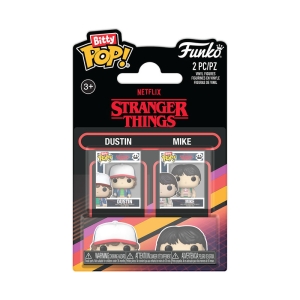 Stranger Things - Funko Bitty Pop: 2-Pack - Dustin & Mike in the group Minishops / Stranger things at Bengans Skivbutik AB (5648500)