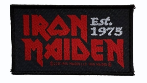 Iron Maiden - Est 1975 Standard Patch in the group MERCHANDISE / Patch /  /  at Bengans Skivbutik AB (5648775)