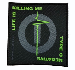 Type O Negative - Patch Life Is Killing Me (9,5  X 10 in the group MERCHANDISE / Patch / Heavy Metal at Bengans Skivbutik AB (5648777)
