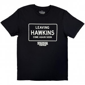Stranger Things - Leaving Hawkins Uni Bl T-Shirt  (XL) in the group MERCHANDISE / T-shirt / Soundtrack at Bengans Skivbutik AB (5649121)