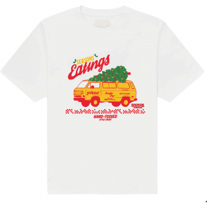 Stranger Things - Season Of Eating Hand Tossed Uni Wht T-Shirt in the group MERCHANDISE / T-shirt / Kommande / Film-Musikal at Bengans Skivbutik AB (5649140r)