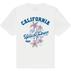 Stranger Things - California Upside Down Uni Wht T-Shirt in the group MERCHANDISE / T-shirt / Kommande / Film-Musikal at Bengans Skivbutik AB (5649160r)