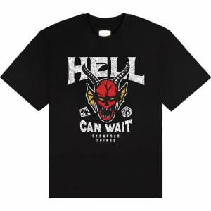Stranger Things - Hell Can Wait Uni Bl T-Shirt in the group MERCHANDISE / T-shirt / Kommande / Film-Musikal at Bengans Skivbutik AB (5649168r)