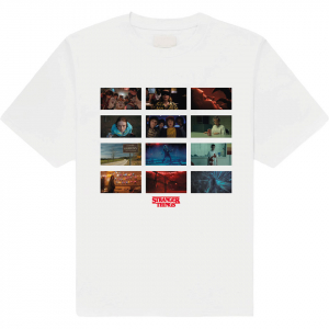 Stranger Things - Hawkins Power And Light Uni Wht T-Shirt in the group MERCHANDISE / T-shirt / Kommande / Film-Musikal at Bengans Skivbutik AB (5649172r)