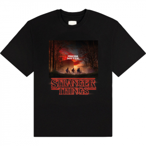 Stranger Things - Friends Don’T Lie Uni Bl T-Shirt in the group MERCHANDISE / T-shirt / Kommande / Film-Musikal at Bengans Skivbutik AB (5649175r)
